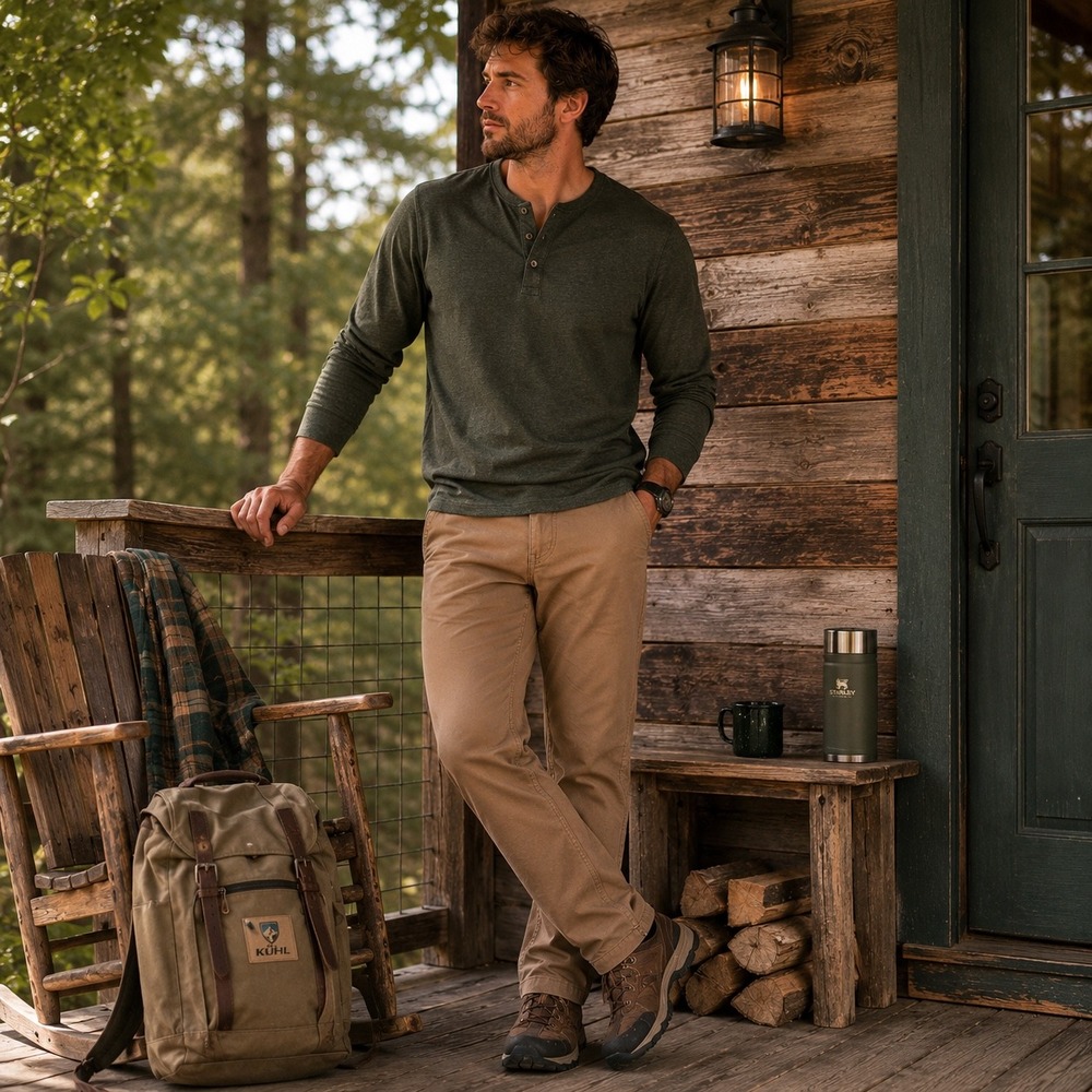 KÜHL Slax Pants 30x30 Brown Outdoor Casual Chino Hiking Workwear